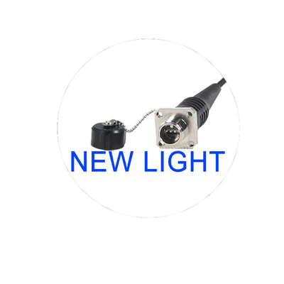 IP67 Military Grade Outdoor Fiber Cable ODC Type Plug To LC/UPC Single Mode