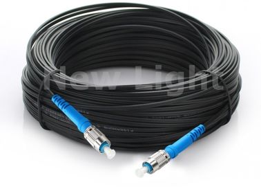 200M Outdoor Fiber Optic Jumper Cables Singlemode Simplex G657A FC FC Fiber Optic Cable
