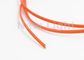 Orange 3m Duplex Fiber Optic Patch Cable Single Mode With Inflaming Retarding