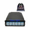 FTTX Optical Fiber MPO/MTP Terminal Box With Patch Panel , MPO-LC , 12 Fibers