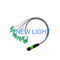 PVC / LSZH Material MPO MTP Cable , Custom Length Fiber Optic Patch Cord