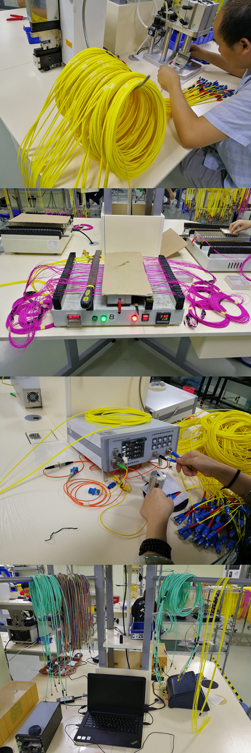 OM5 Multimode Fiber Cable 0.9 / 2.0 / 3.0 Mm Diameter Fiber Optic Line