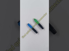 High Return Loss APC Single Mode 0.9/2.0/3.0 Fiber Optic SC Connector