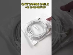 100% Continuity Test Network Patch Cord with Gold Plated Connectors Double Shielding