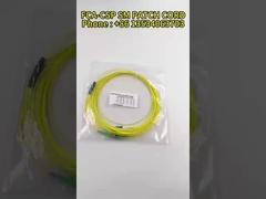 LC Unitboot OM4 Magenta Cable Duplex Optical Fiber Patch Cord 50 / 125 Pulling type
