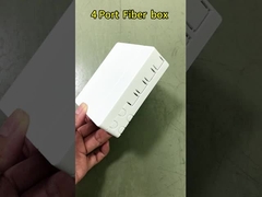 ABS Rackmount 4core Ftth Fiber Optic Terminal Box / Optic Distribution Box