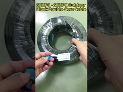 Outdoor FTTH  Fiber Optic Patch Cord / Fiber Drop Cable SC SC Connector