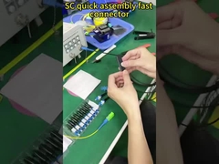 Field Installable 90N 2.0mm SC UPC Optical Cable Connector