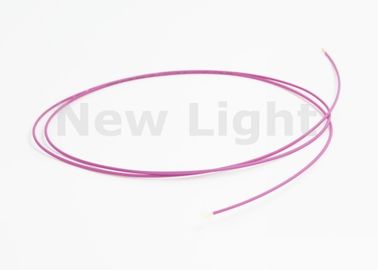 Purple Color Simplex Fiber Optic Cable Single Mode With Fiber Protection Sleeve