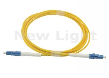 3M LC UPC Single Mode Fiber Optic Jumper Cables Simplex 3.0mm Diameter For LAN