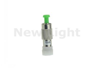 FC APC Female To Male 10db Attenuator Green Color For Optical Power Equalization