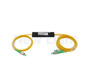2M FC / APC mini  single mode Fiber Optical Splitter WDM  0.9 /  2.0 / 3.0 mm