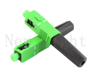 FC / PC Quick Assembly Connector , 58 / 60mm Fiber Optic Fast Connector
