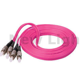 Multi Mode FC Fiber Patch Cord Duplex OM4 Jumping Cable Low Insertion Loss