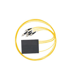FWDM / CWDM 1 X 4 Fiber Optic Cable Splitter FC / UPC For CATV / FTTX System