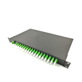 19'' Rack Mount Type Fiber Optic Termination Box 18 Channels CWDM Mux And Demux With E2000 APC