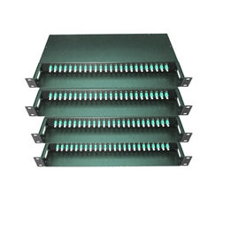 48 / 96 Fiber MPO/MTP Fiber Optic Patch Panel Termination Box 19 Inch SPECC Material