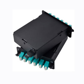 Customized MPO To LC/SC OS2 Single Mode FHD Fiber Optic Plug - N - Play Cassette