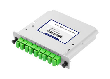 Single Mode Fiber Optic Splitter 1 In 8 Out With High Channel Counts