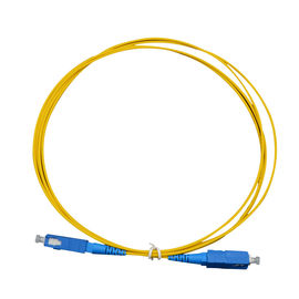 SC Optical Fiber Patch Cord Simplex 9/125 SM 1310 / 1550 Wavelength 2.0 Jumping Cable