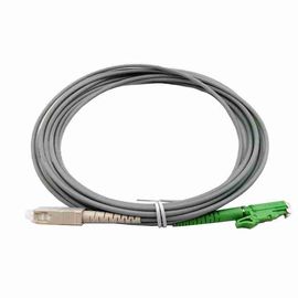 E2000 To SC FC Armored Patch Cord Green Color E2000 Stainless steel Fiber Optic Cable