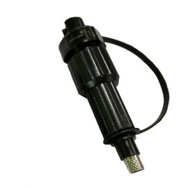 SC IP68 WaterProof Black Connector Optical Fiber Patch Cord For Outdoor Application