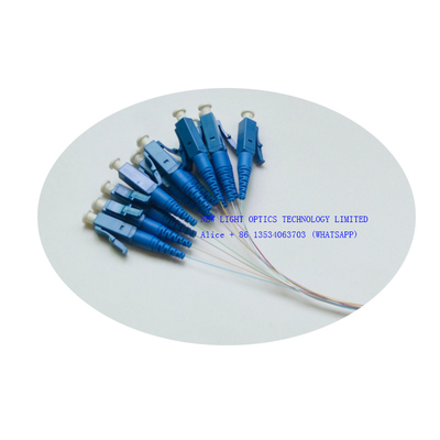 Buy OS2 OM3 MPO MTP Cable Polarity B 8 Strand Multimode Fiber Optic Cable online manufacture