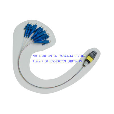 buy 8 Core OM3 Multimode MPO MTP Cable with Female Polarity B for High-Speed Data Transmission online manufacture