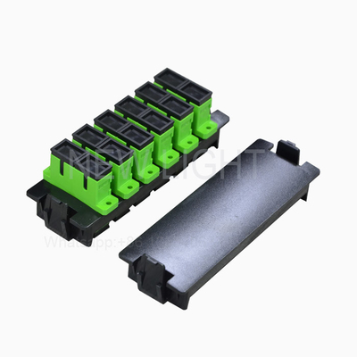Buy 19 Inch Panel Fiber Optic Rack Mounted 24 Core For Leviton Network online manufacture