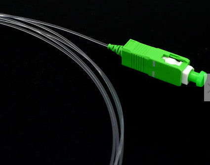 buy Transparent 250mm Cable Diameter Singlemode Optical Fiber Patch Cord for High-Speed Data Transmission online manufacture