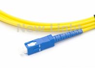 Telecom LC TO SC Single Mode Fiber Patch Cable With High Temperature Stability