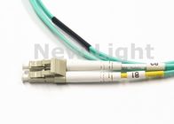 Green 1M LC LC Single Mode Optical Fiber Patch Cord For Building Network Access
