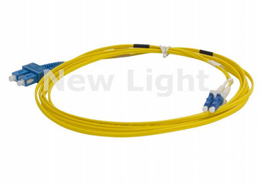 Buy Multi Model 9 / 125 Duplex Optical Fiber Patch Cord LC SC With Good Interchangeability online manufacture