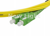 Telecommunication Networks Optical Fiber Patch Cord / LC SC Single Mode Fiber Optic Cable