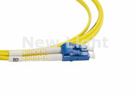 Telecommunication Networks Optical Fiber Patch Cord / LC SC Single Mode Fiber Optic Cable