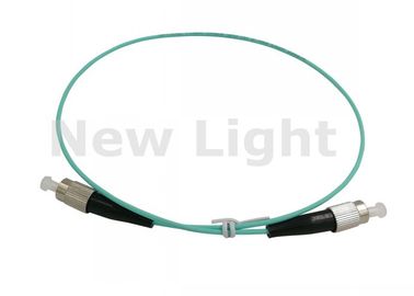 Buy OM3 50 / 125 Simplex Optical Fiber Patch Cord 0.5 Meter FC FC Fiber Optic Cable online manufacture