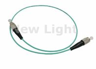 OM3 50 / 125 Simplex Optical Fiber Patch Cord 0.5 Meter FC FC Fiber Optic Cable