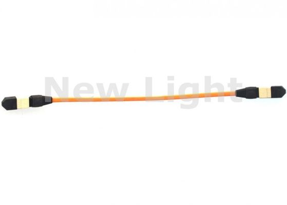 buy MPO Fiber Optic Patch Cord 50/125um OM2 Single Mode for CATV Application online manufacture