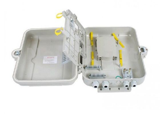 buy 48 Port FTTH Termination Box with PC Alloy Material and IP55 Protection for Fiber Optic Networks online manufacture