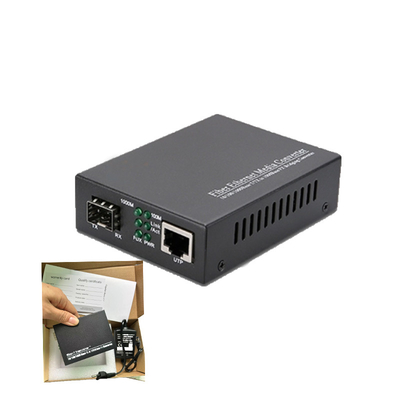 Buy Secure Shipment 10/100/1000M Fiber Optical Media Converter LC Interface With Tx1550nm Description online manufacture
