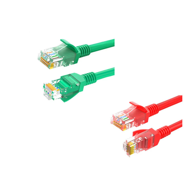 Buy Speed Ethernet Patch Cords UL Certified Cat6a Bare Copper 24AWG*2*4P 7/0.20mm 100% Tested online manufacture