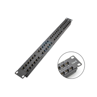 Buy Flexible Cable Management 1U Network Patch Panel Rack Mountable Metal Design online manufacture