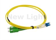 Low Insertion Loss SC LC Fiber Optic Cable , 3m Fiber Patch Cord For CATV