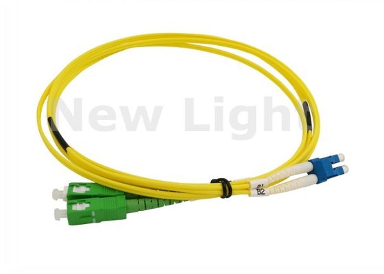 Buy Low Insertion Loss SC-LC Fiber Optic Patch Cord 3 Meter Length for CATV and Data Transmission online manufacture