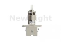 Good Reusability ST TO SC Fiber Adapter , Flange Coupling Adapter With Square Metal Cover