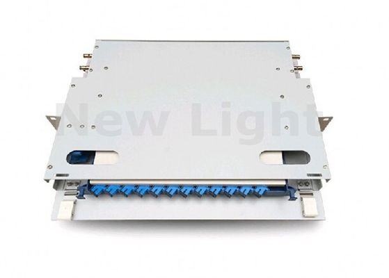 buy 19 Inch ODF Optical Fiber Distribution Frame 12 Port Core with Standard Size for CATV and FTTH Applications online manufacture