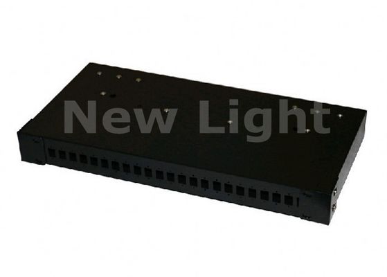 Buy 19 Inch 24 Port Rack Mounted Fiber Optic Distribution Frame ODF Patch Panel for Indoor Use online manufacture