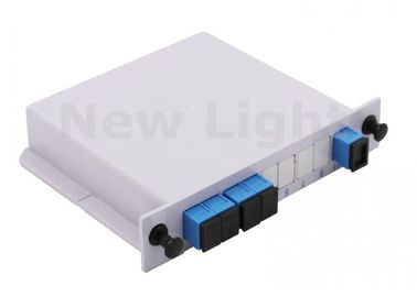Buy Planar Waveguide Type Fiber Optic Splitter Box 1x4 PLC Splitter With SC UPC Connector online manufacture