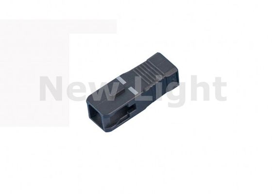 buy Black Color SC Housing Fiber Optic Connector with Excellent Compatibility and Low Insertion Loss online manufacture