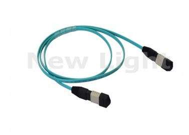 Buy OM4 5 Meter B Type MPO MTP Cable 12 Core Multimode With 3.0mm Mini Round LSZH online manufacture
